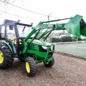 John Deere tractor cab