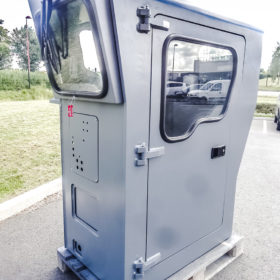 Cabine pour engin minier