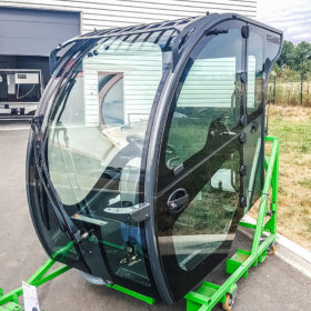 Visiospace cab for agricultural machinery